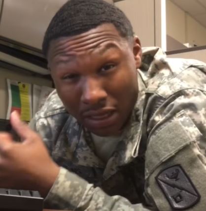 Duke Dennis during his time in the army